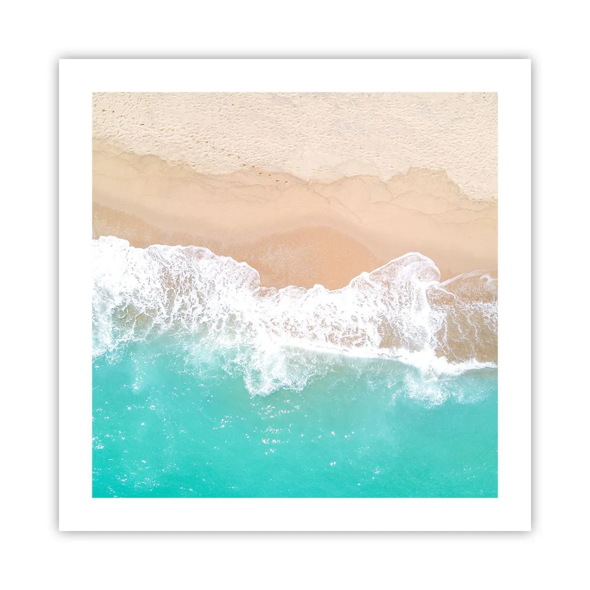 Plakat - Pieszczotliwy dotyk - 50x50 cm