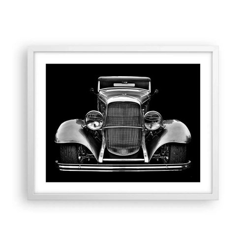 Plakat w białej ramie - Prawdziwy gentelman - 50x40 cm