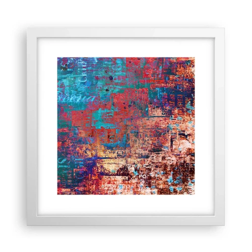 Plakat w białej ramie - Pamięć i niepamięć - 30x30 cm