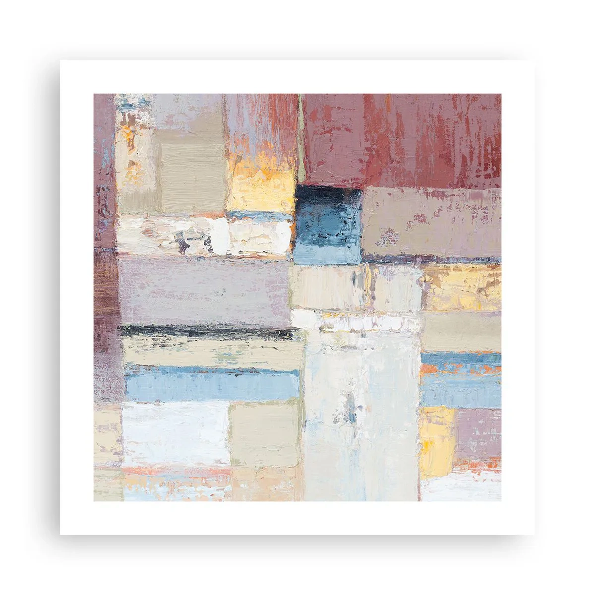 Plakat - Spokój geometrii - 50x50 cm