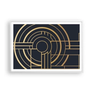 Plakat w białej ramie - Obroty rzeczy - 100x70 cm