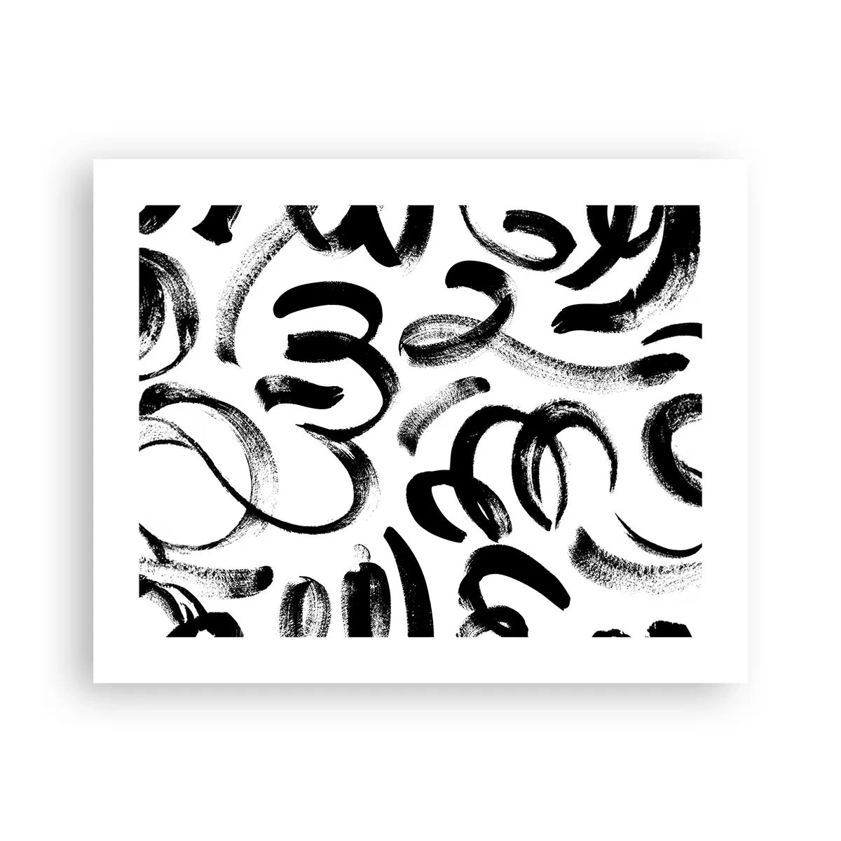 Plakat - Czarno na białym - 50x40 cm