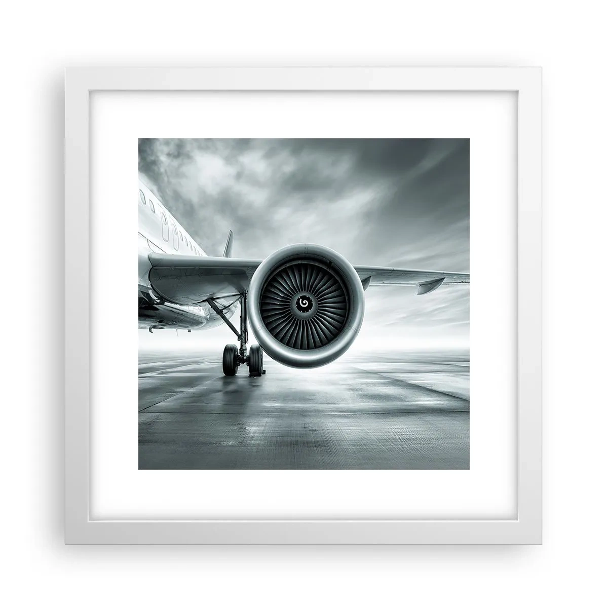 Plakat w białej ramie - Jest moc! - 30x30 cm