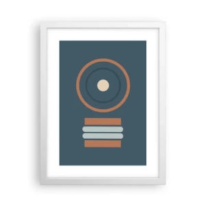 Plakat w białej ramie - Istota rzeczy - 30x40 cm