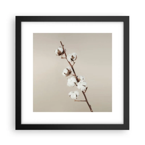 Plakat w czarnej ramie - U źródła miękkości - 30x30 cm