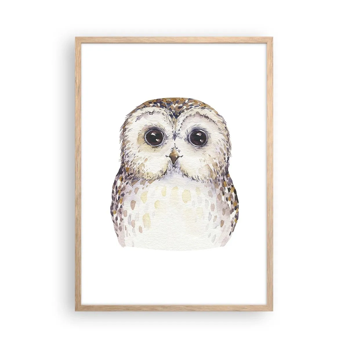 Plakat w ramie jasny dąb - Spójrz mi w oczy - 50x70 cm