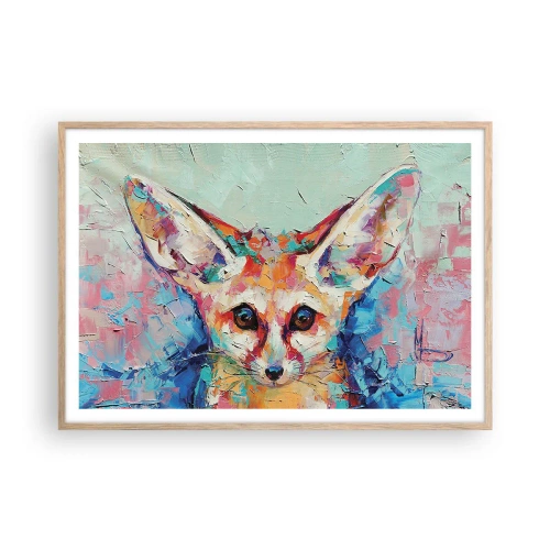 Plakat w ramie jasny dąb - Jesteście na mnie gotowi? - 100x70 cm