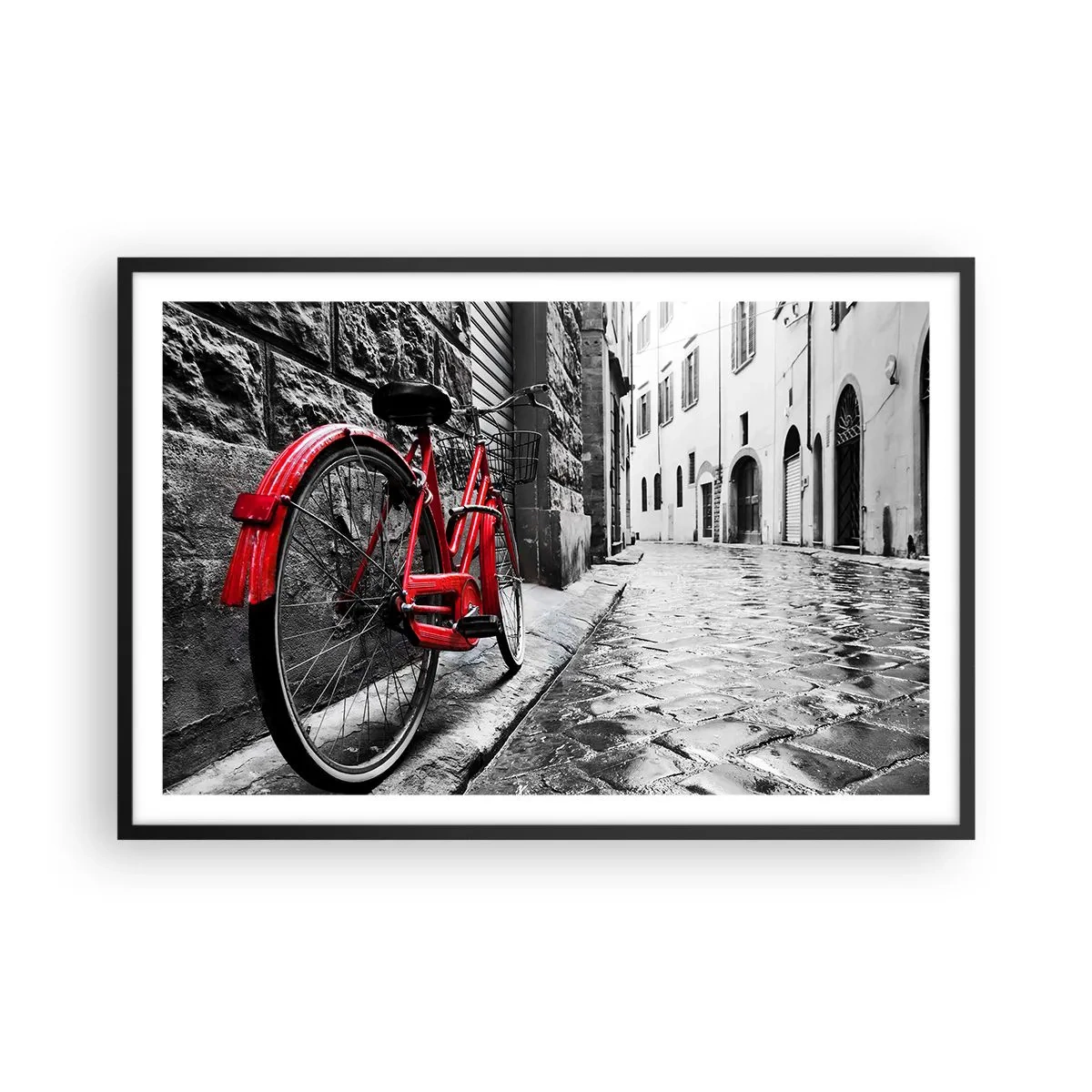 Plakat w czarnej ramie - Prawdziwe piękno się nie starzeje - 91x61 cm