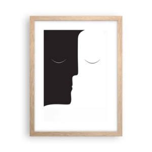Plakat w ramie jasny dąb - Jedność przeciwieństw - 30x40 cm