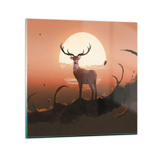 Obraz na szkle - Ta noc do innych jest niepodobna - 60x60 cm