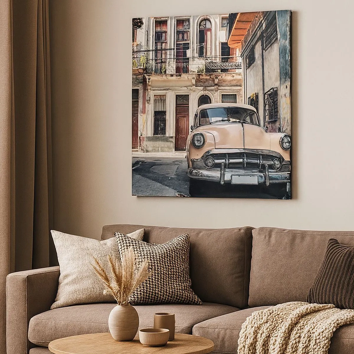 Obraz na płótnie - Sjesta w Hawanie - 30x30 cm