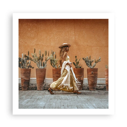 Plakat - W stylu hippie - 60x60 cm