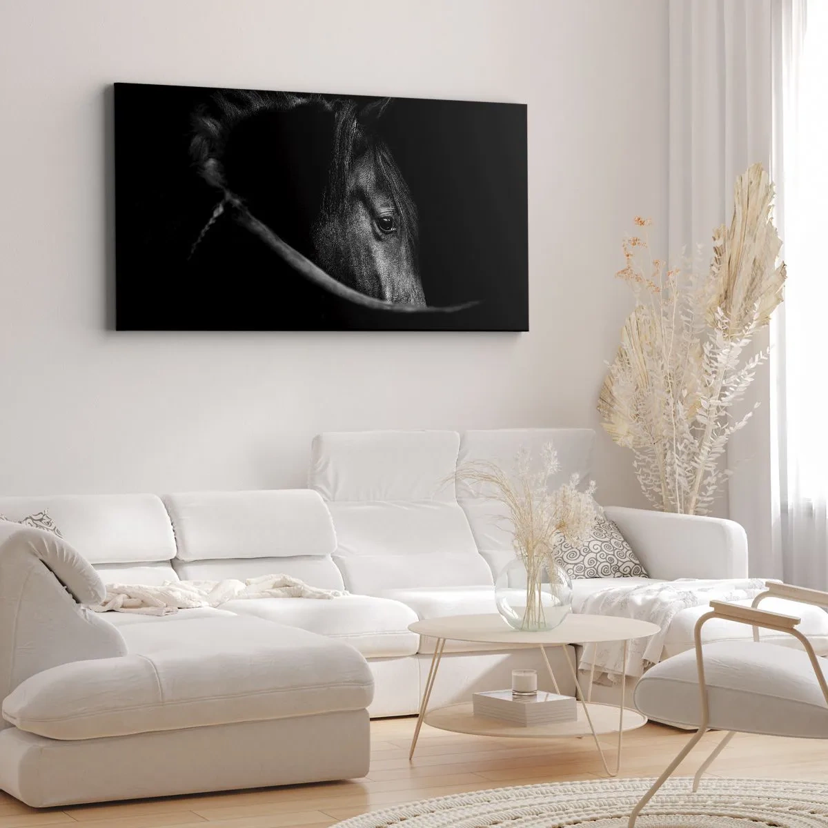 Obraz na płótnie - Czarny książę - 100x40 cm