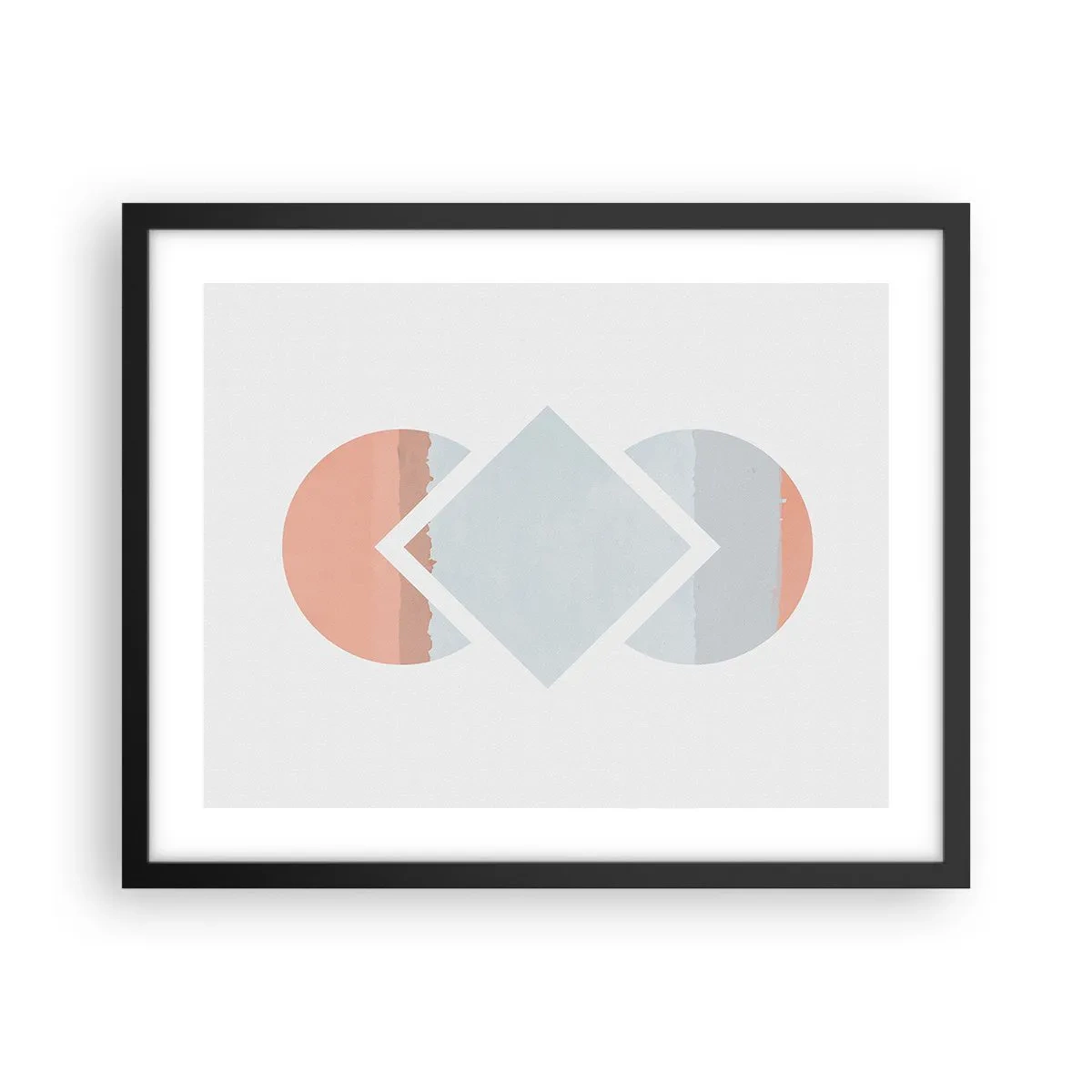 Plakat w czarnej ramie - Sytuacja jest jasna - 50x40 cm