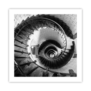 Plakat - Wyżej i wyżej - 50x50 cm