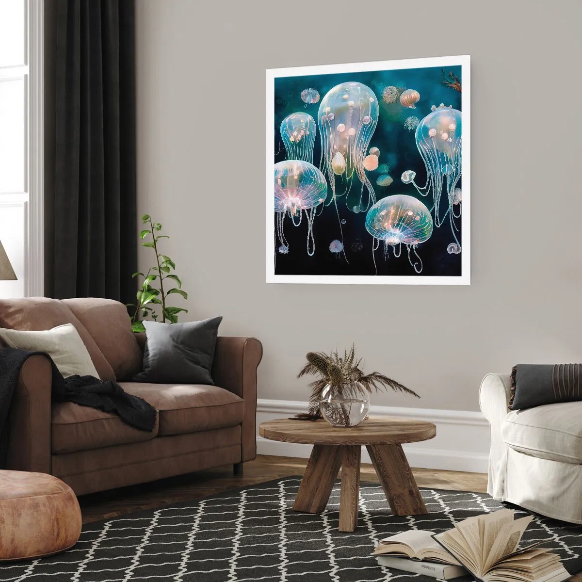 Plakat - Podwodny bal - 50x50 cm