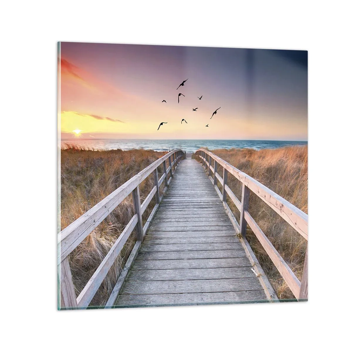 Obraz na szkle - Przestrzeń wzlotów - 40x40 cm