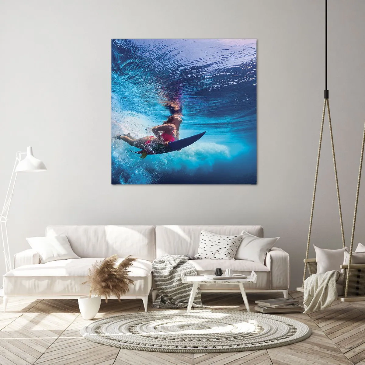 Obraz na płótnie - Głębia radości - 50x50 cm