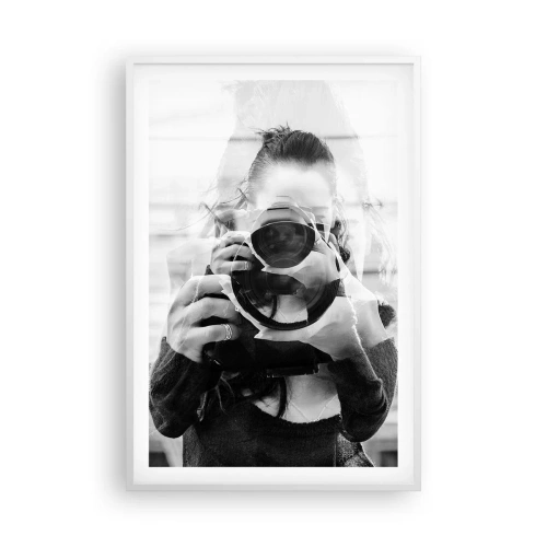 Plakat w białej ramie - Twórca i tworzywo - 61x91 cm