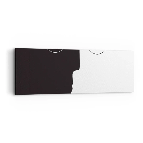 Obraz na płótnie - Jedność przeciwieństw - 90x30 cm