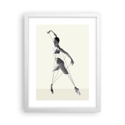 Plakat w białej ramie - W teatrze świata - 30x40 cm