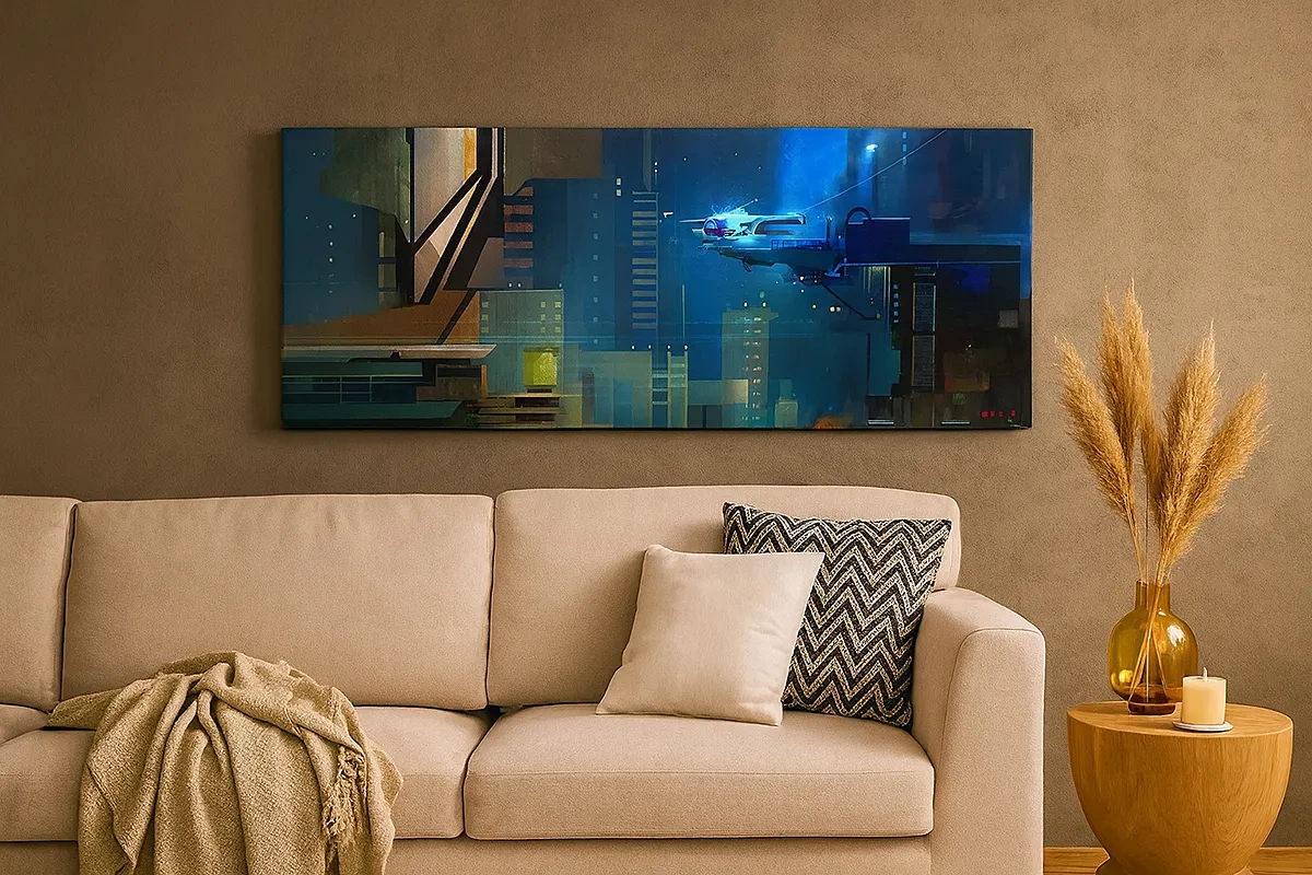 Obraz na płótnie - W niedalekiej przyszłości - 30x30 cm