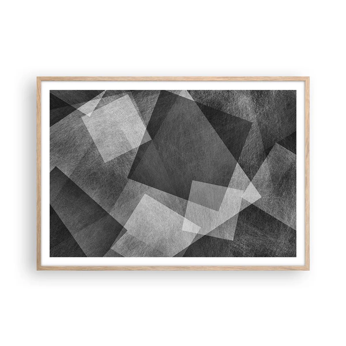 Plakat w ramie jasny dąb - Odwieczny symbol trwałości i porządku - 100x70 cm