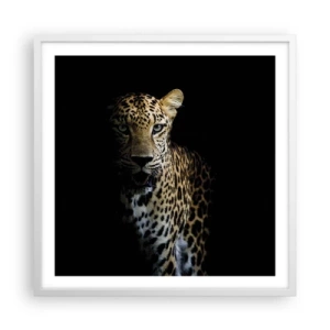 Plakat w białej ramie - Mroczne piękno - 60x60 cm