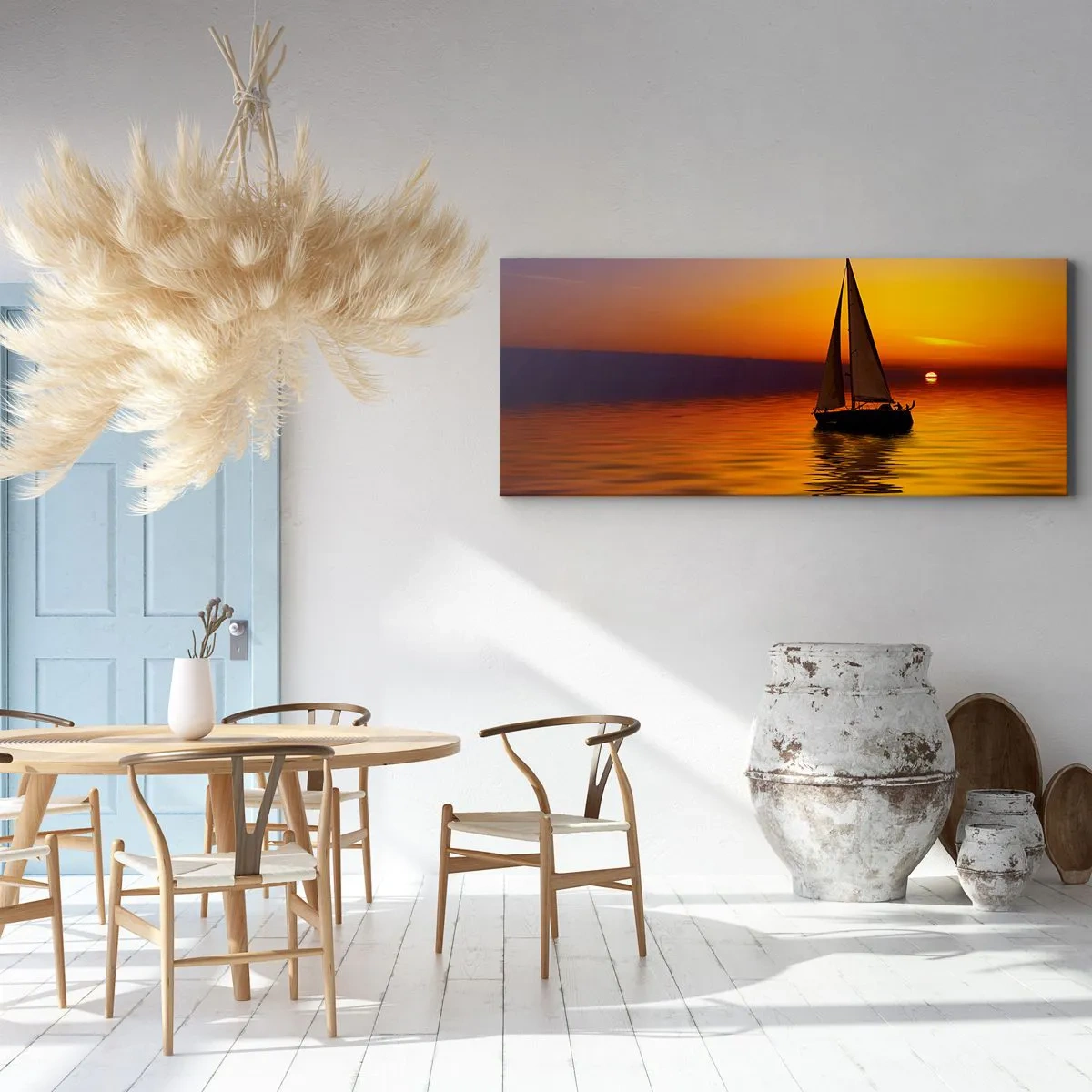 Obraz na płótnie - Jak tu cicho o zmierzchu… - 100x40 cm