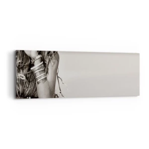 Obraz na płótnie - Jak to dziewczyna - 90x30 cm