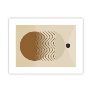 Plakat - O pochodzeniu figur geometrycznych - 40x30 cm