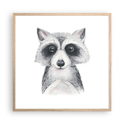 Plakat w ramie jasny dąb - Chwila na wzruszenie - 60x60 cm