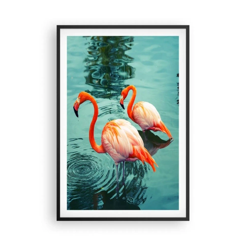 Plakat w czarnej ramie - Jesteśmy teraz w modzie - 61x91 cm