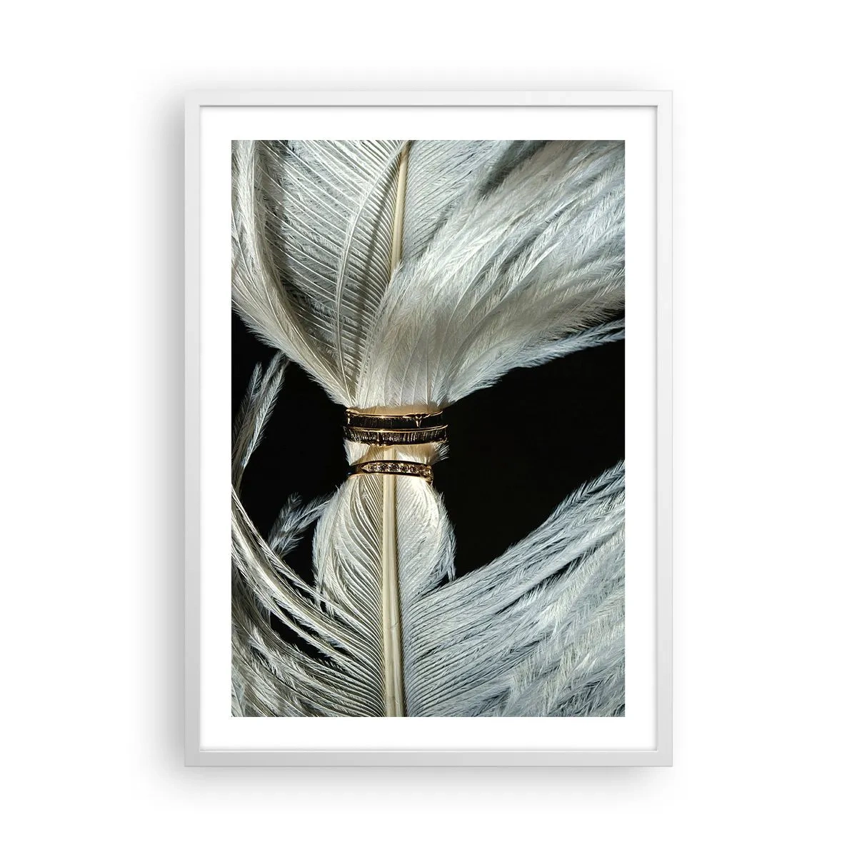 Plakat w białej ramie - ...i nie opuszczę Cię… - 50x70 cm