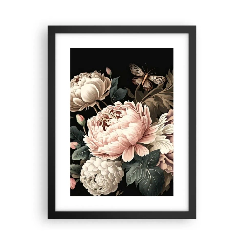 Plakat w czarnej ramie - W barokowym stylu - 30x40 cm