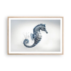 Plakat w ramie jasny dąb - Subtelny żart natury - 91x61 cm