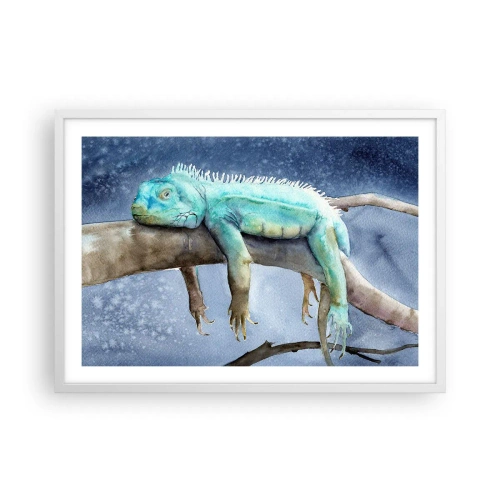 Plakat w białej ramie - Jest dobrze! - 70x50 cm