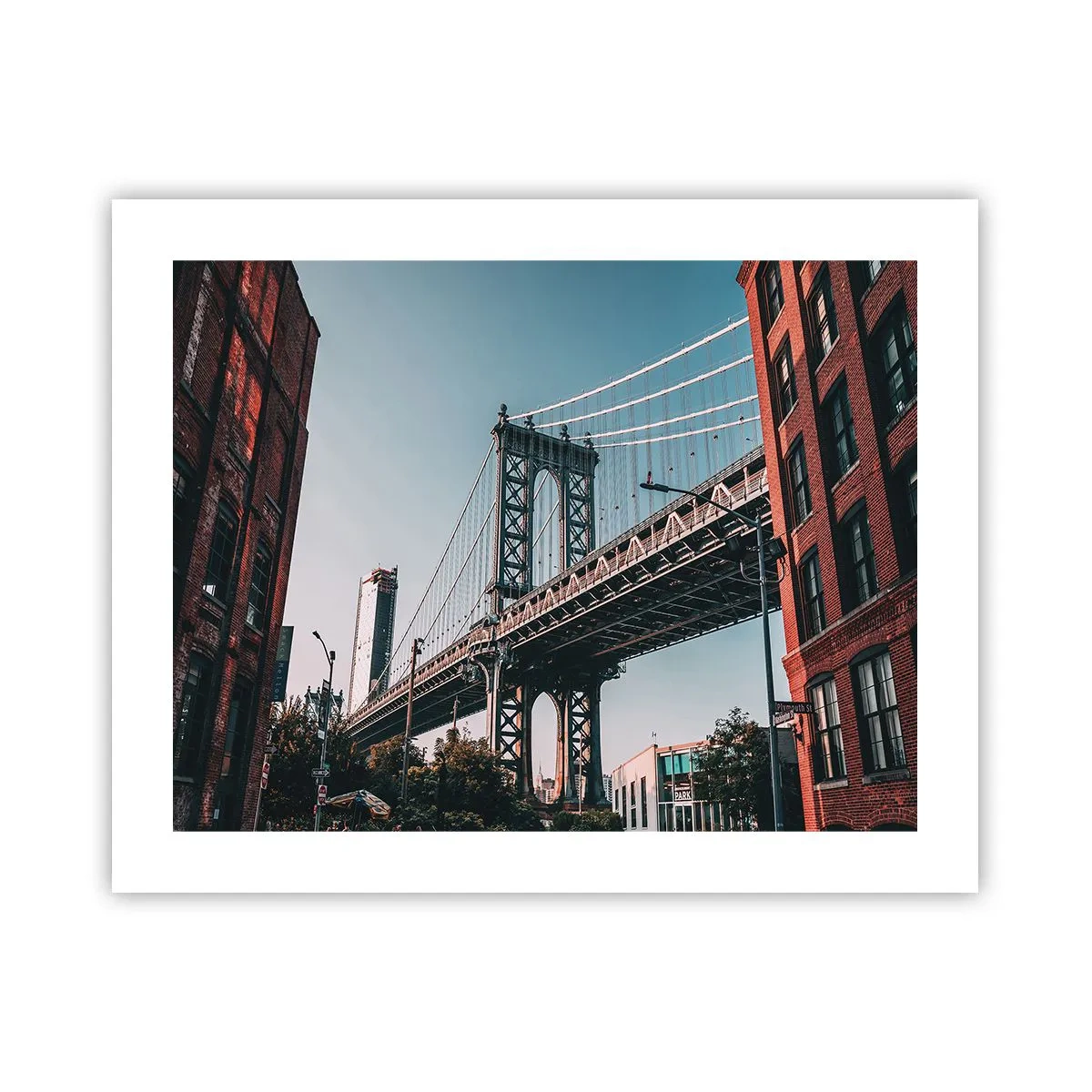 Plakat - Nad falami miasta - 50x40 cm