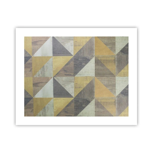 Plakat - Pod kątem trójkąta - 50x40 cm