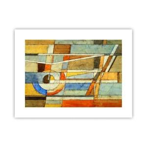 Plakat - Kubizm na budowie - 40x30 cm