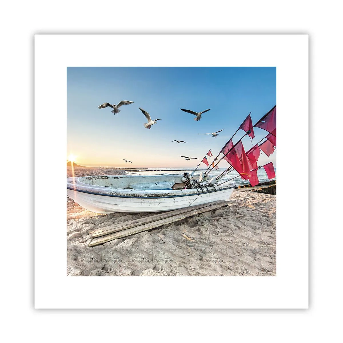 Plakat - Zasłużony odpoczynek - 30x30 cm