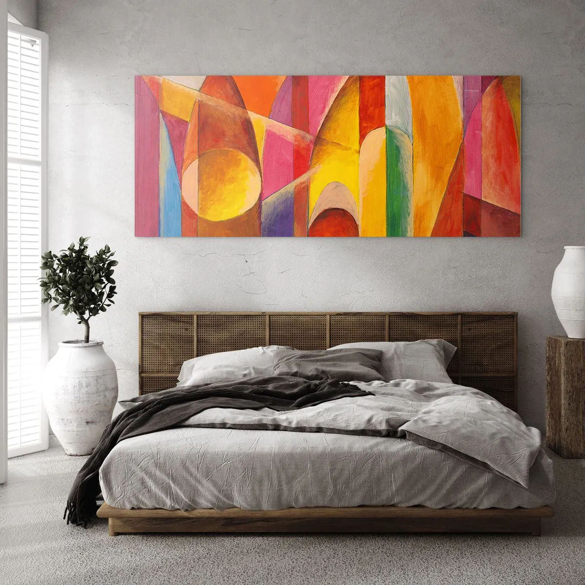 Obraz na szkle - Katedra słońca - 90x30 cm