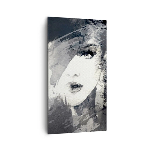 Obraz na płótnie - Zza szarego woalu - 45x80 cm