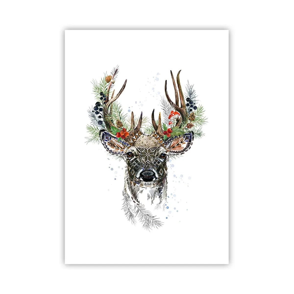 Plakat - W świątecznej szacie - 70x100 cm