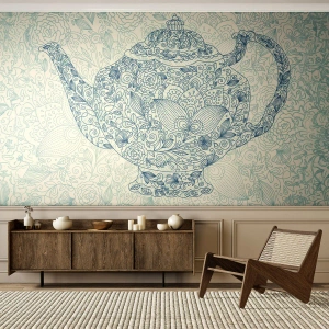 Fototapeta Premium Canvas - Herbaty czar - Dzbanek, Herbata, Kuchnia - 350x256 cm