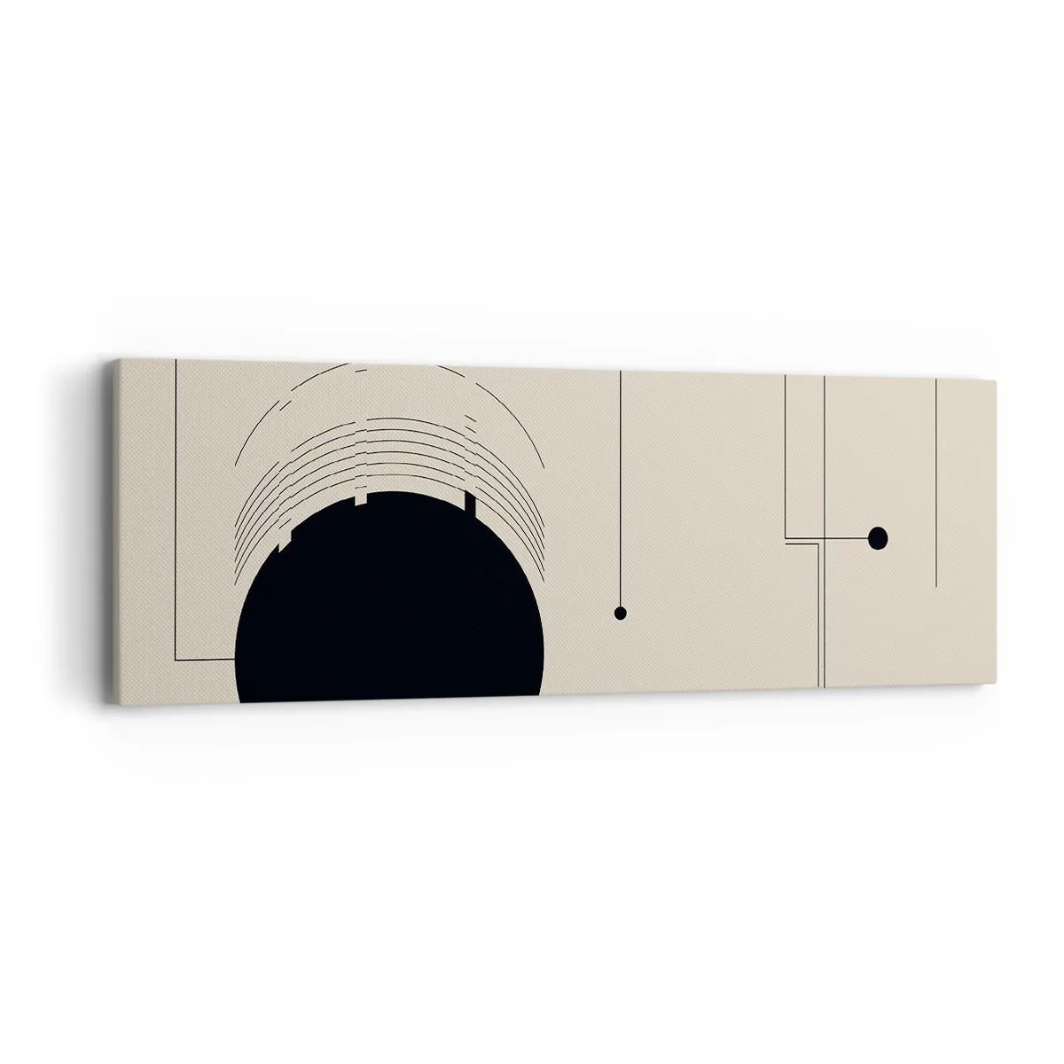 Obraz na płótnie - Sprężysta i dynamiczna kompozycja - 90x30 cm