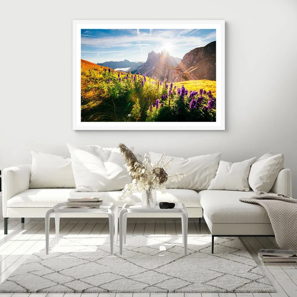 Plakat w białej ramie - Sekretne życie ziół - 70x50 cm