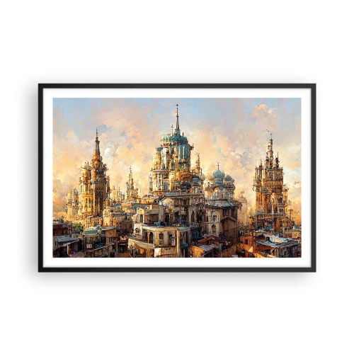 Plakat w czarnej ramie - Miasto miast - 91x61 cm