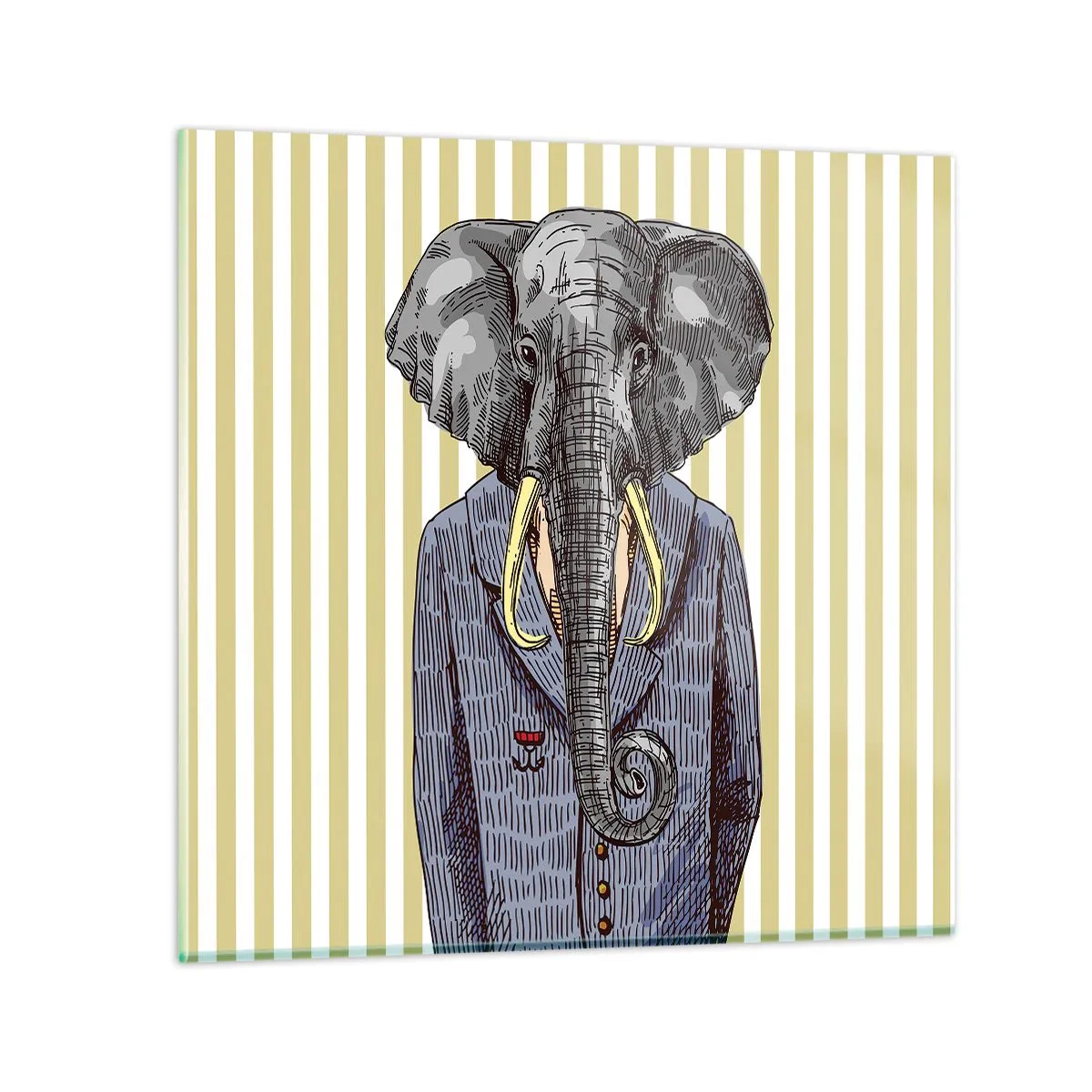 Obraz na szkle - Elegancki z natury - 40x40 cm