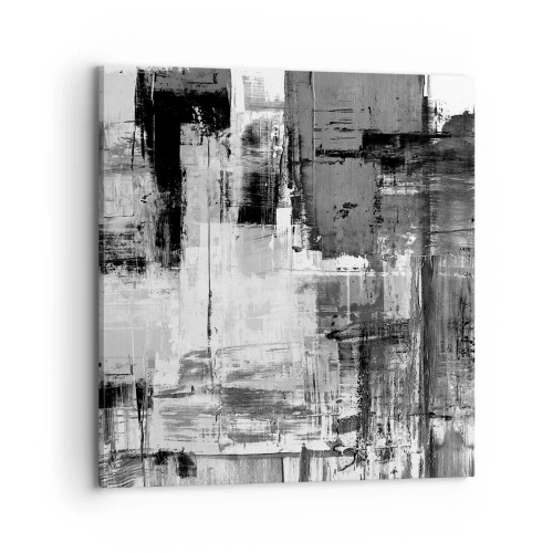 Obraz na płótnie - Szare jest piękne - 70x70 cm